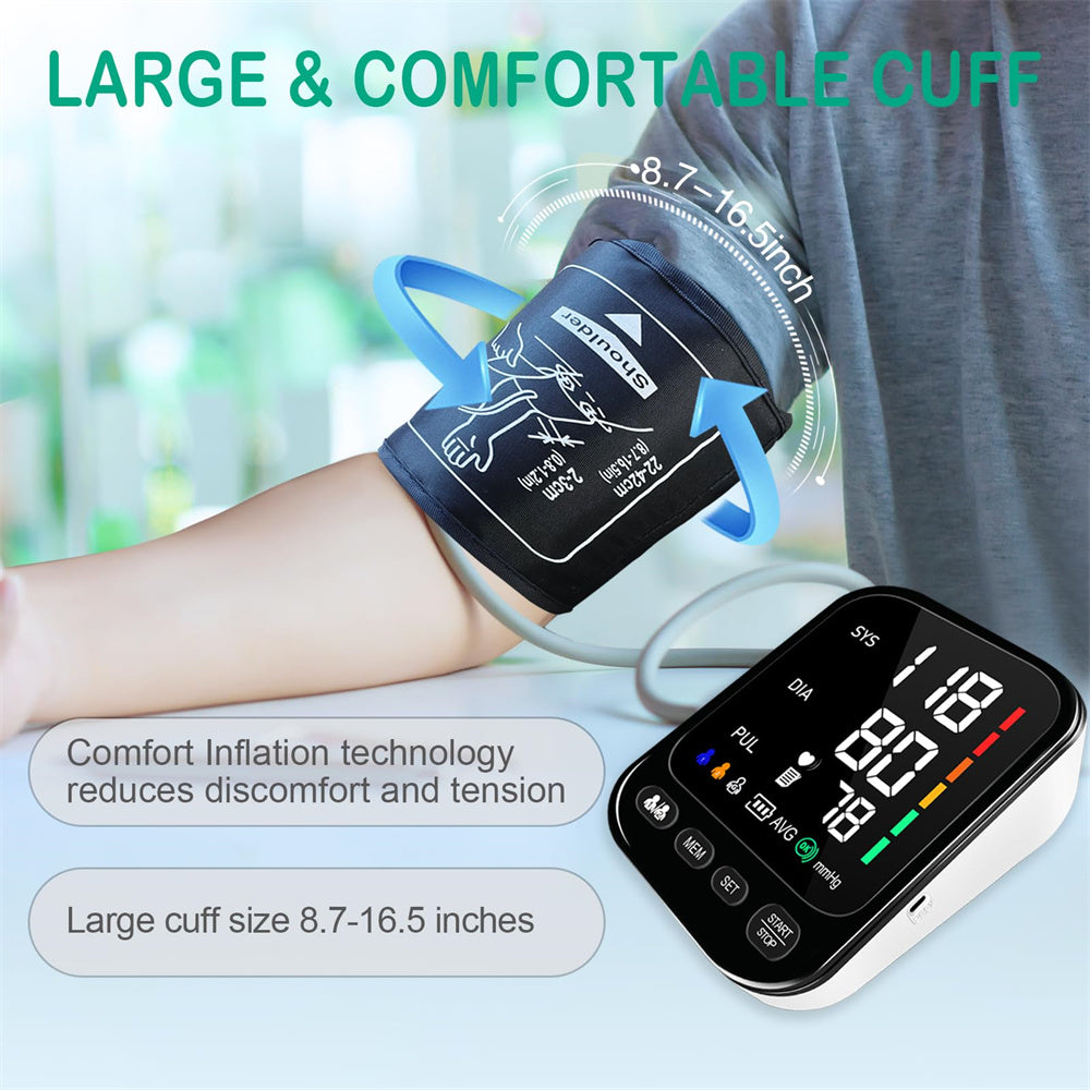 Medical equipment irregular heartbeat detection Medidor De Presion arterial rechargeable blood pressure monitor USB Bp machine