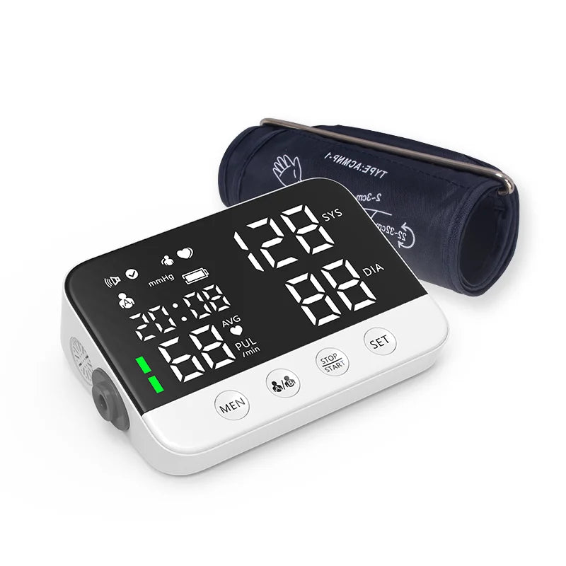 Hot sale LED display blood pressure machine automatic digital blood pressure monitors with large cuff BP monitor for home use