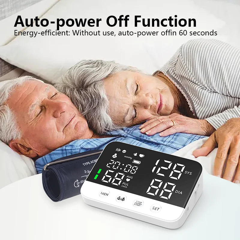 Hot sale LED display blood pressure machine automatic digital blood pressure monitors with large cuff BP monitor for home use