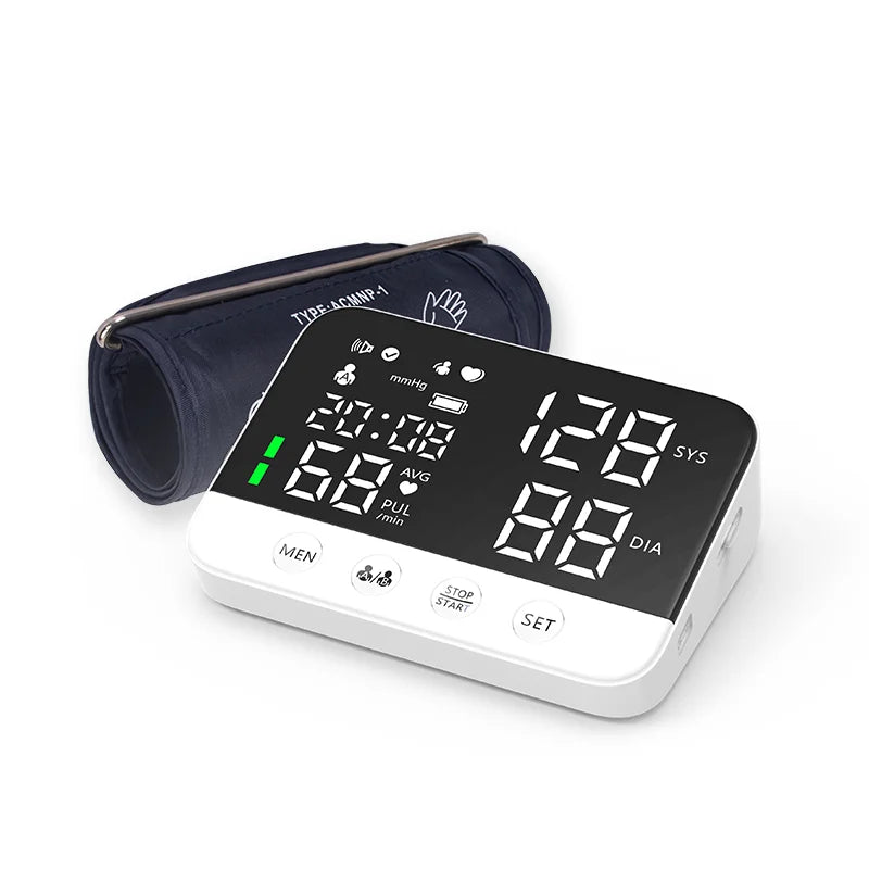 Hot sale LED display blood pressure machine automatic digital blood pressure monitors with large cuff BP monitor for home use